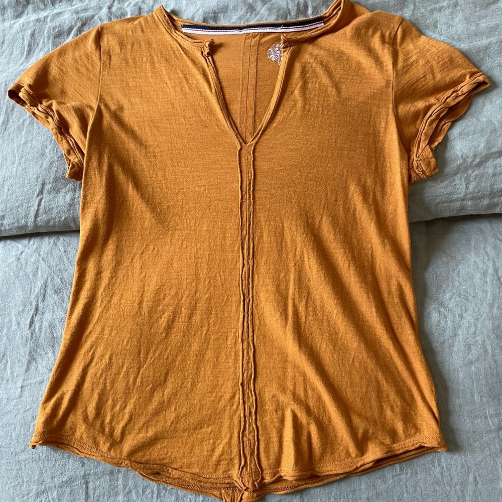 Pilcro mustard xs tee